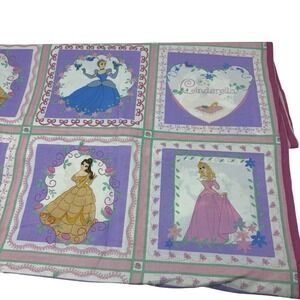 Disney Princess Cotton Fabric Cinderella Belle‎ Snow White Aurora Pink 2YRDS 10"